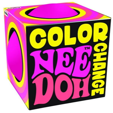 Nee Doh Color Changing Stress Ball, Squeeze and Squish Ball Fidget Toy, Children Ages 3+
