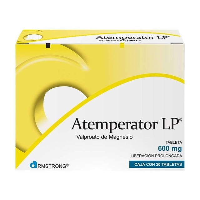 Atemperator LP tabletas 20 pzas de 600 mg c/u