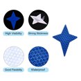 thumbnail image 4 of Uxcell Reflective Stickers, 12 Pack 2.87 x 2.17 Inch Adhesive High Visibility Night Safety Tape Reflector, Blue, 4 of 5