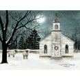 thumbnail image 2 of Jacobs, Billy 14x12 Black Ornate Wood Framed with Double Matting Museum Art Print Titled - I Heard the Bells on Christmas Day - Darker Sky, 2 of 4