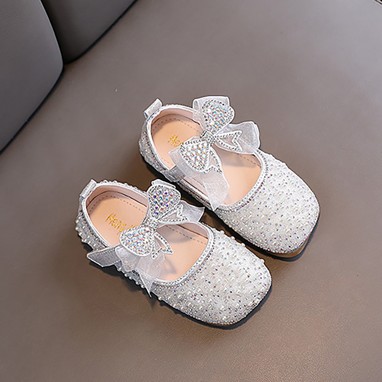 nsendm Girls Shoes Little Kid Female Little Girls Winter Boots Size 8 Performance Dance Shoes for Girls Childrens Shoes Pearl High Heel Boots for Girls Silver 11 Walmart