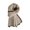 Beige, variant on Women's Trim Edge Soft Scarf with Metal Logo Tag Cozy Winter Wrap Lightweight Warm Shawl for Daily Wear Travel Outdoor Activities Comfortable Breathable Versatile Gift Idea for Women