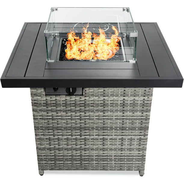 50 000 Btu Outdoor Wicker Patio, Best Fire Pit For Covered Porch