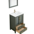 thumbnail image 4 of Vanity Art 24" Single Sink Freestanding Bathroom Vanity Set with Ceramic Top and Mirror, 4 of 8