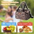 thumbnail image 4 of 15L Insulation Food Bag with Handle and Adjustable Shoulder Strap Leakproof and Water Resistant Insulated Cooler Tote for Women and Men, 4 of 11