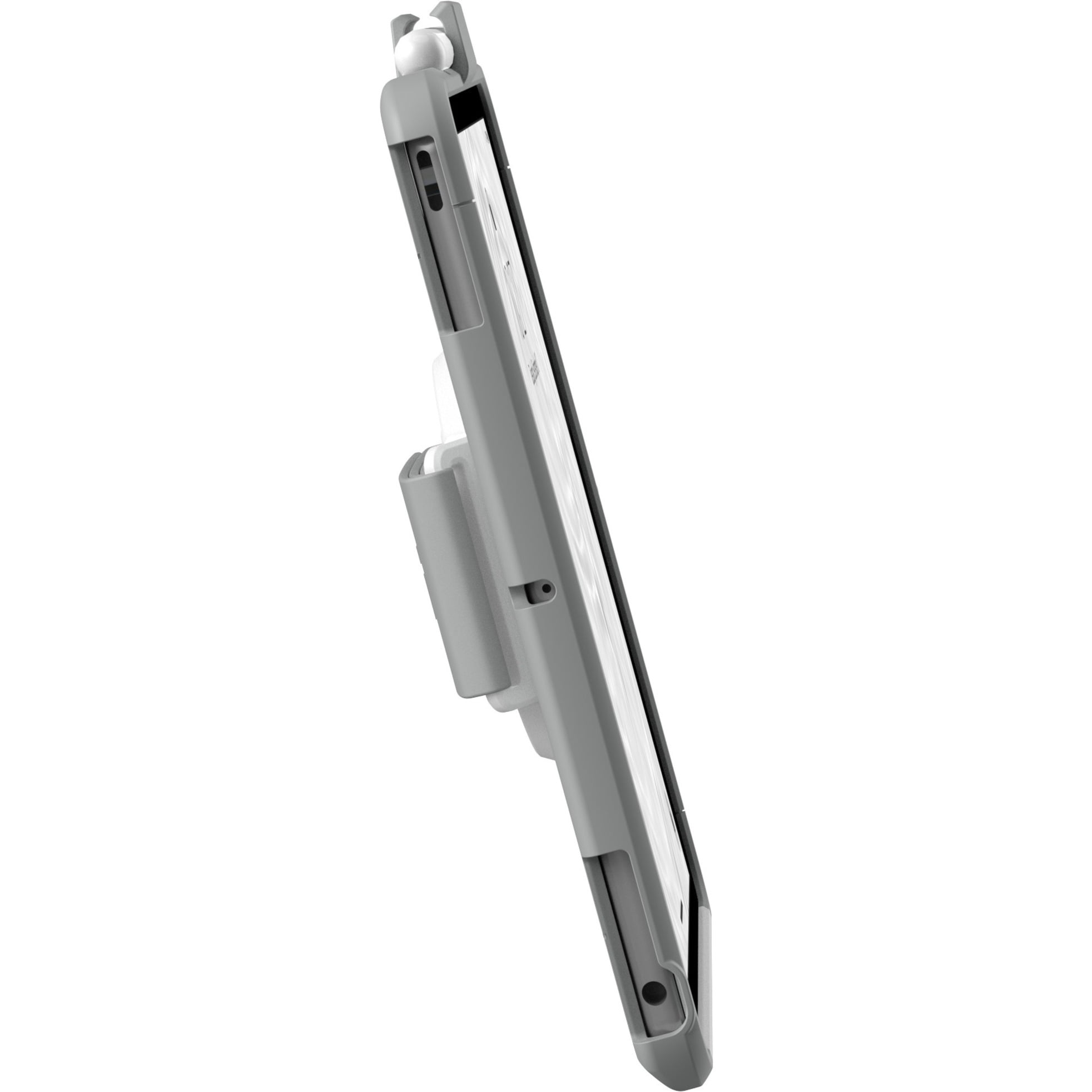UAG iPad 10.2" Case 9th/8th Gen 2020-2021 w/ Hand Strap Scout White/Grey, Rugged MIL-STD Protective Cover w/Apple Pencil Holder Compatible w/ Smart Cover/Keyboard