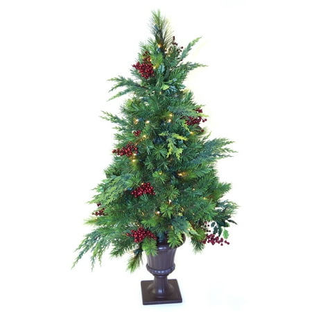 4 ft. Estate Pre-lit LED Potted Tree - Battery Operated