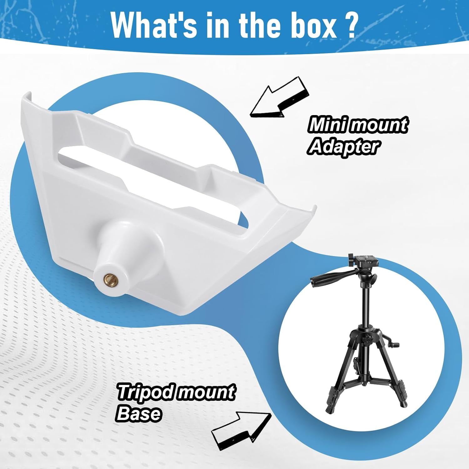 Tripod Mount with 1/4 Inch Nut Adapter for Starlink Mini,Tripod Mounting Kit, Super Stable and Stretchable Kickstand Stand Tripod Mount for Starlink Mini,Easy Adjustable Carry and Installtation