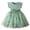 z-Green541208, variant on FINALGANG Girls Floral Butterfly Print Tulle Dress Puff Sleeve Crewneck Bow Waist Formal Gown For Party Daily Wear Cute Dress