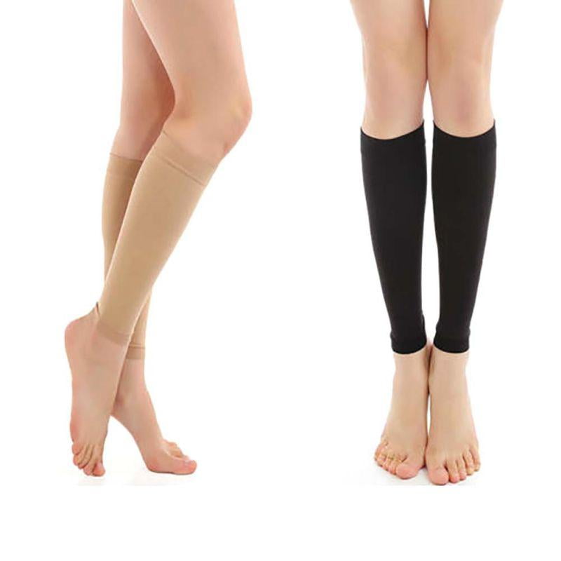 Calf Compression Sleeve Women, 1 Pair Calf Support Footless Compression  Socks Stockings For Shin Splints, Varicose Veins, Relieve Recovery, Skin  Color - Walmart.Com