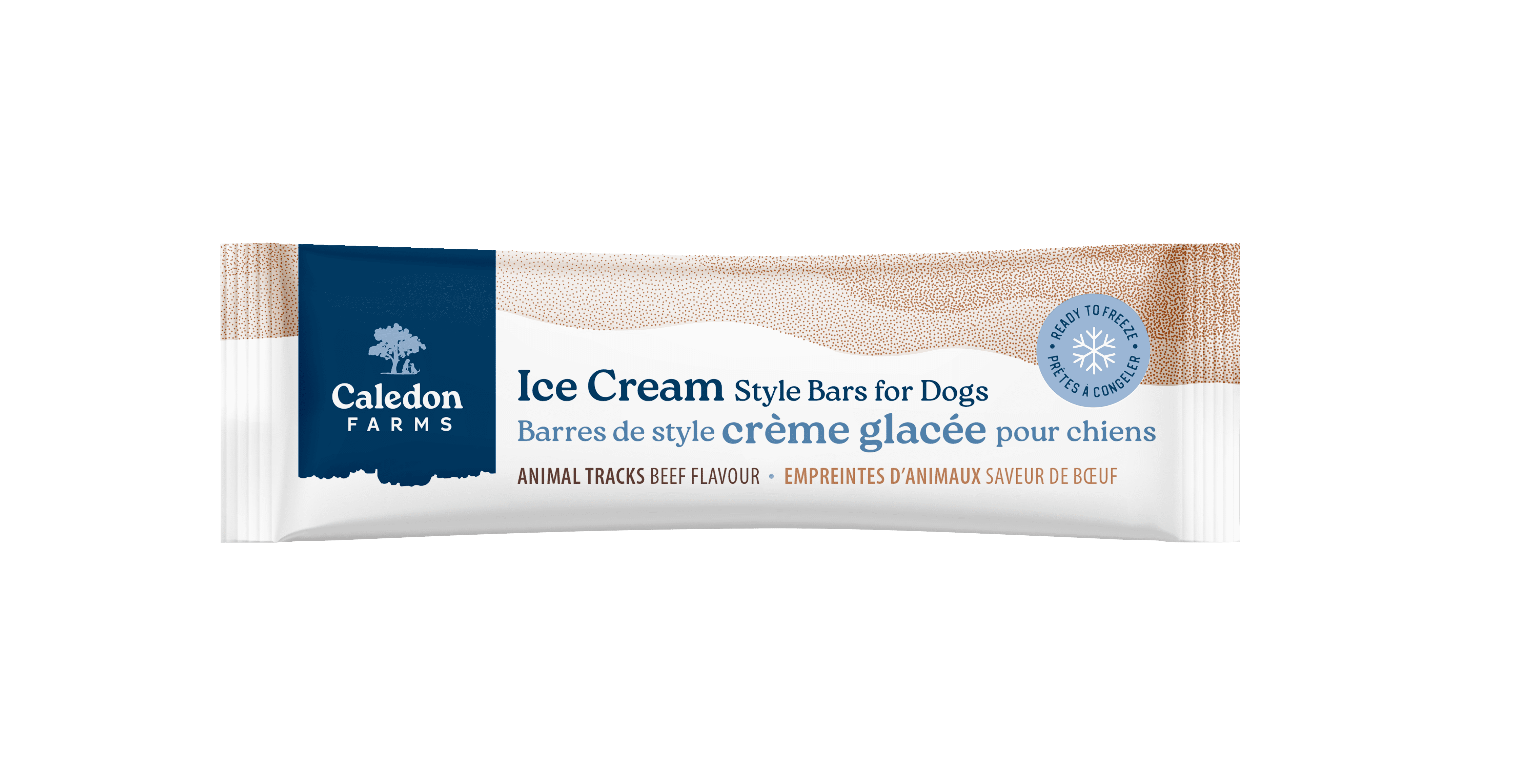 Caledon Farms Ice Cream Style Bars for Dogs Animal Tracks Beef Flavour Dog Treats