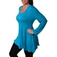 thumbnail image 2 of Women's Plus Size Less is More Long Sleeve Tunic, 2 of 3