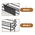thumbnail image 3 of BESTYASH Rack De Metal Negro Para Jarabes De Café Con Soporte Resistente Para Y Condimentos, 3 of 7