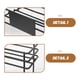 thumbnail image 3 of FELTECHELECTR Rack De Jarabes Y Especias De Hierro Negro Para Hogar Con Moderno Y Capacidad Para Múltiples, 3 of 7