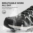 thumbnail image 5 of SPIEZ® Unisex Oil-Resistant Non Slip Safety Shoes,EN ISO 20345 Standard Composite Toe Work Shoes,Breathable Lightweight Safety Sneaker for Work & Daily Wear-Black Gray,Size 10.5 Women/9 Men, 5 of 10
