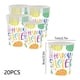 thumbnail image 3 of Vasos de papel de Pascua en pack de 20 | Vasos desechables multicolores 9x7cm duraderos | Copas festivas para bebidas calientes o frías | Diseño elegante para recibir a diario, 3 of 6