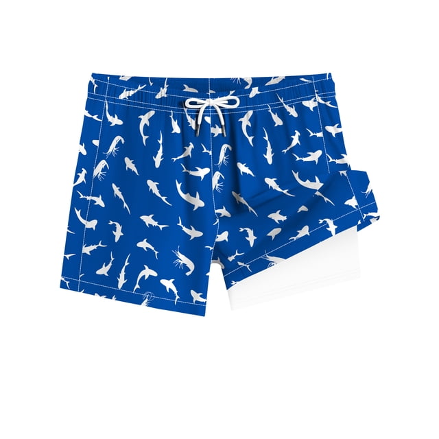 Men's Summer Beach Pants Loose Fit Fashion Digital Printed Shorts
