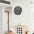 thumbnail image 6 of Indoor 12' Voice-Activated Luminous Decoration Wall Clock With LED Night Light Creating Intricate Patterns, 6 of 8