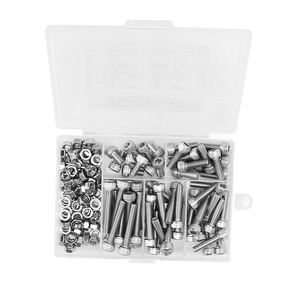 Hex Socket Head Screws, Hex Socket Screws Nuts Kit High Strength  For Precise Machinery