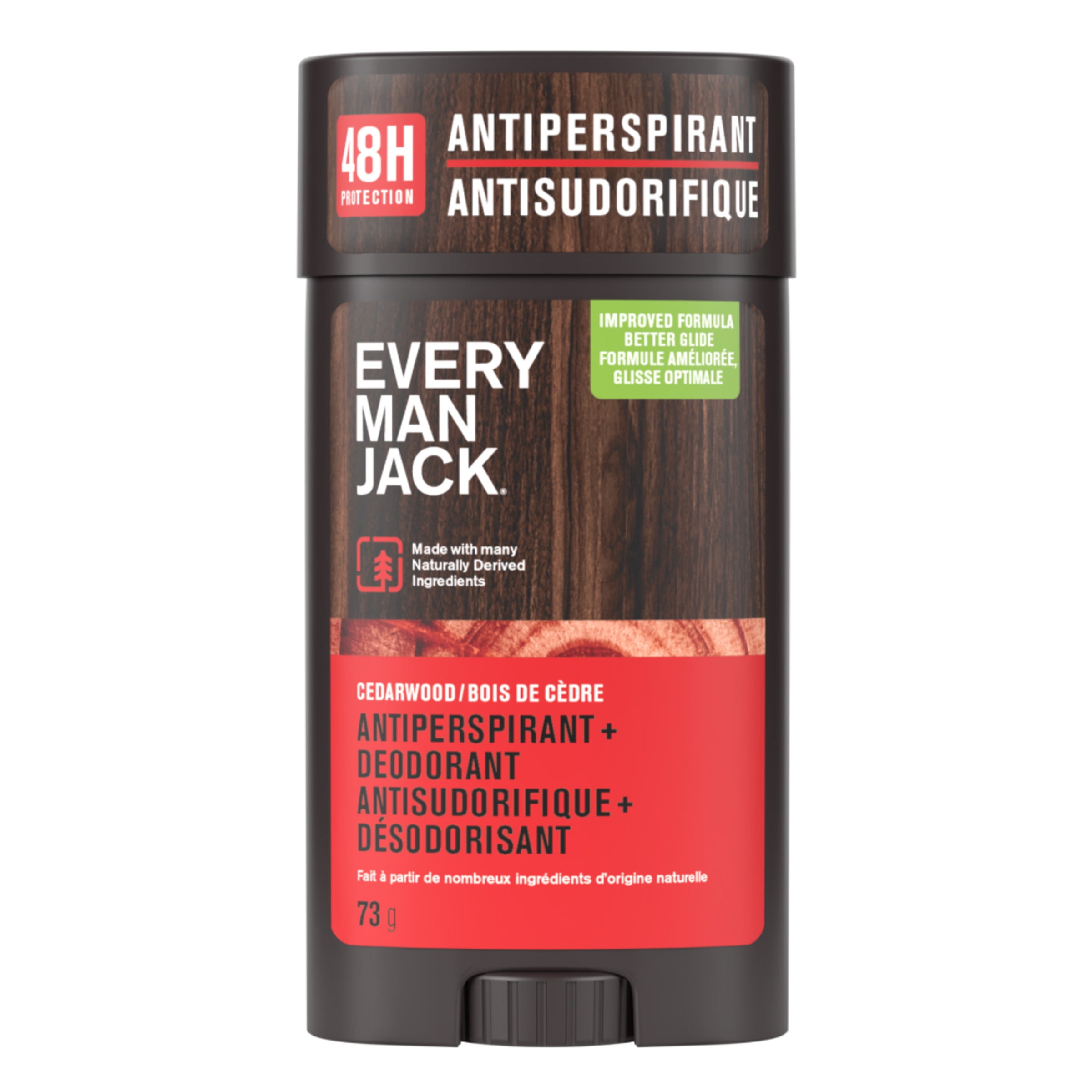 Every Man Jack Antiperspirant Deodorant Cedarwood 73 Grams
