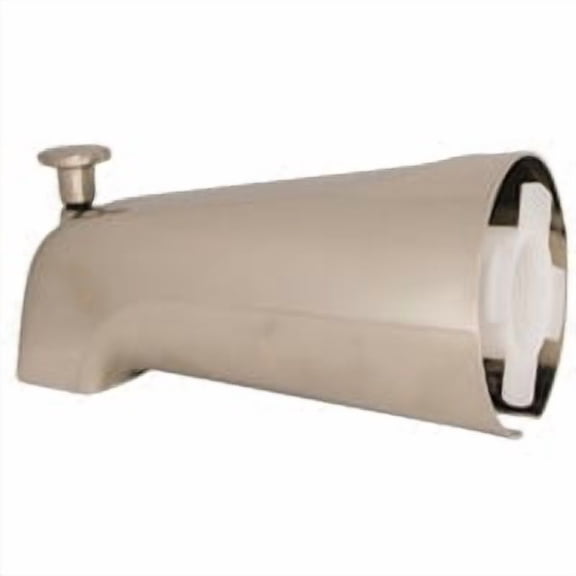 Danco Universal Bathroom Tub Spout with Diverter in Brushed Nickel (89249)