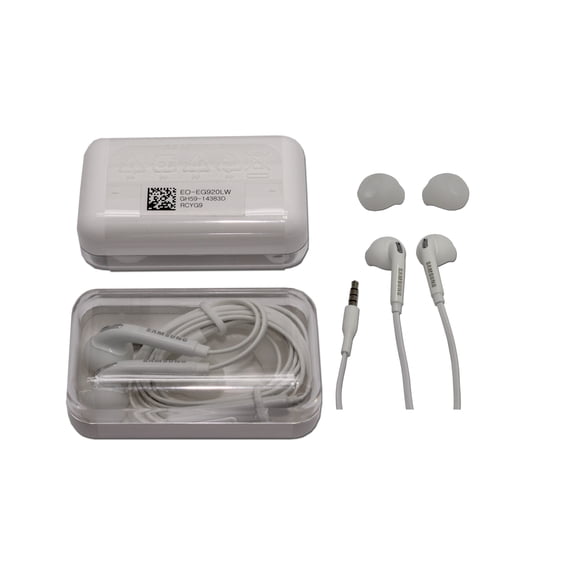 Original Samsung Wired 3.5mm Headset EO-EG920LW for Samsung Galaxy Note 4 5 S6 S6 Edge S7 S7 Edge in Jewel case.