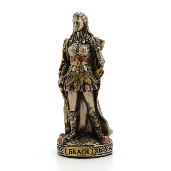 Veronese Design Norse Gods Miniature Figurine (Skadi, Bronze)