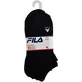 thumbnail image 3 of Fila womens No Show Socks, Black Multi 10 Pack, One Size US, 3 of 4
