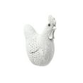 thumbnail image 1 of Sagebrook Home Gray Spotted Chicken 5", Novelty, Polyresin, Contemporary, 4"L X 2"W X 5"H, Solid Color, 1 of 2