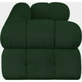 thumbnail image 6 of Meridian Furniture Ames Green Boucle Fabric Modular Sofa, 6 of 10