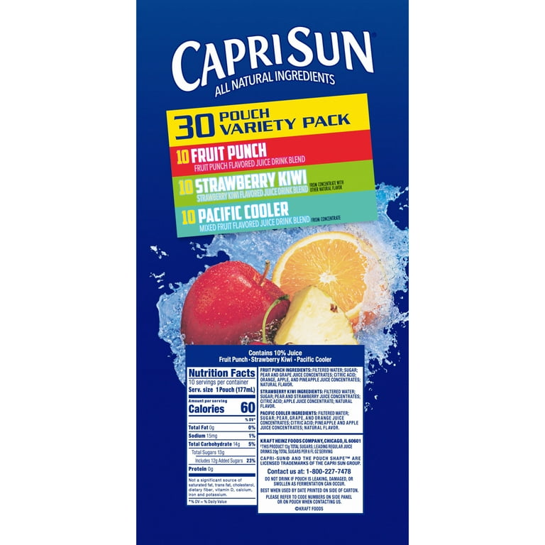 Pacific cooler capri sun gallon hot sale