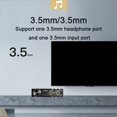 thumbnail image 4 of Dsseng BASS Headphone Amplifier 16-600Ω Earphone Amp Rechargeable 3.5mm AUX Input Output with Volume Control for Phones, 4 of 8
