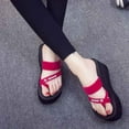 thumbnail image 5 of DPTALR Summer Women Thick Bottom Sandals Non-Slip Flip Flops Sandals Beach Slippers, 5 of 5