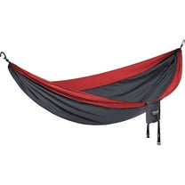 Eagle's Nest Outfitters ENO SingleNest Single Hammock, Charcoal and Red
