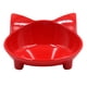 thumbnail image 1 of Comedero para gatos, vajilla para mascotas, comedero, almacenamiento de agua y comida, suministros para mascotas rojo, 1 of 9