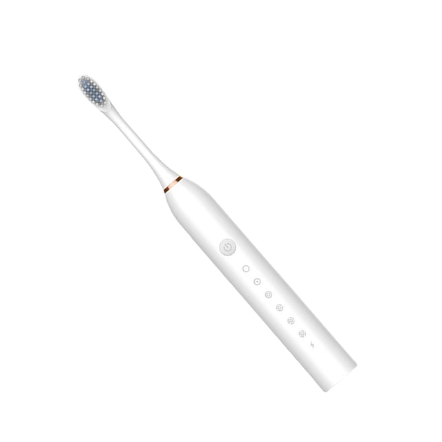 Cepillo De Dientes Eléctrico Sónico, Cepillo De Dientes Eléctrico Para Niños Y Adultos, Productos Para El Cuidado Bucal De Cerdas Suaves Ultrasónicos Totalmente Automáticos Universales(blanco)