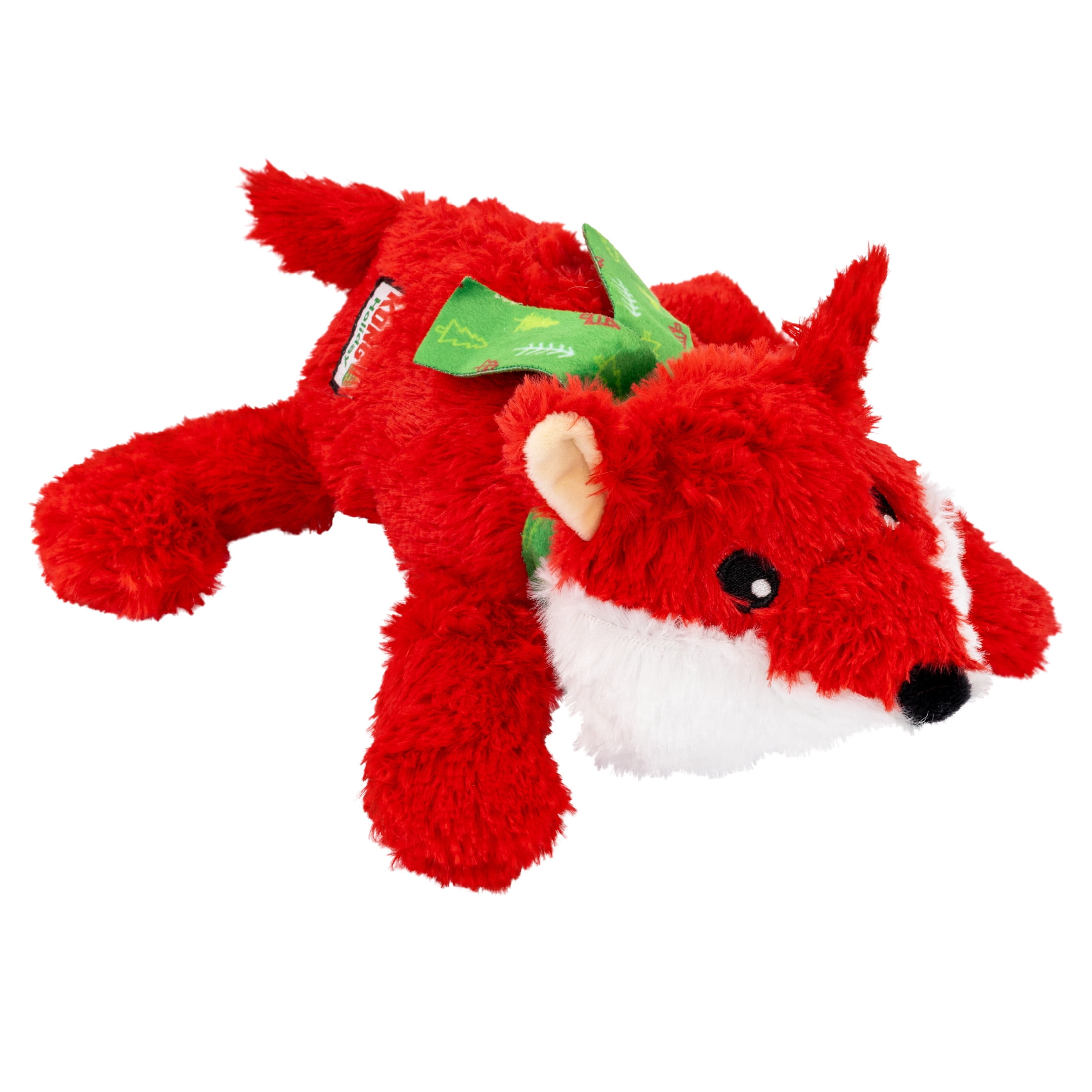 KONG® Holiday Cozie™ Dog Toy, Fox, Red, Medium