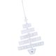 thumbnail image 5 of 1 Piece Adornos Navideños Feliz para Árbol de Navidad Colgante Noel Colgante Árbol de Navidad Blanco perfecl Ornamento de madera del árbol de navidad, 5 of 7