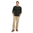 thumbnail image 3 of Chaps Men's & Big Men's Long Sleeve Slub Jersey T-Shirt, Sizes S-2XL, 3 of 5