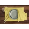 thumbnail image 2 of Solino Home Linen Cloth Napkins Set of 4 - 100% Pure Linen Sunshine Yellow Dinner Napkins 20 x 20 Inch for Spring, Easter, Mothers Day - Double Hemstitch, Handcrafted and Machine Washable, 2 of 4