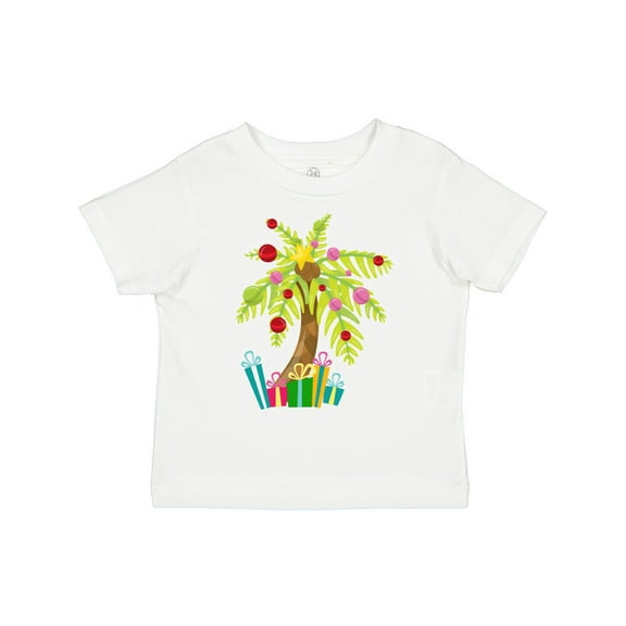 Inktastic Christmas Palm Tree with Presents Boys or Girls Toddler T-Shirt