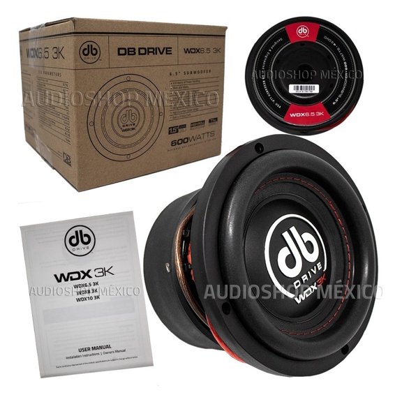 Subwoofer de Competencia DB Drive WDX6.5 3K 600 Watts 6 ...