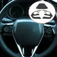 thumbnail image 4 of Cubierta Del Marco Del Volante, Cubierta Del Botón Del Volante, Cubierta Del Botón Del Volante, Cubierta Del Marco Del Volante Para Harrier Venza, 3 Uds, Control De La Cubierta ANGGREK Negro, 4 of 8
