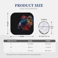 thumbnail image 3 of Bingfone Colorful Betta Fish Windshield Sun Shade 2-Piece Foldable Car Front Window Sunshade for Most Sedans SUV Truck - Medium, 3 of 7