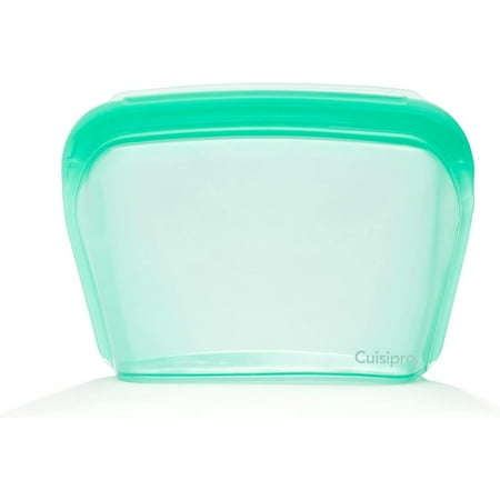 Cuisipro Pack-It Silicone Reusable Stand Up Storage Bag 1300ml/44 oz Green