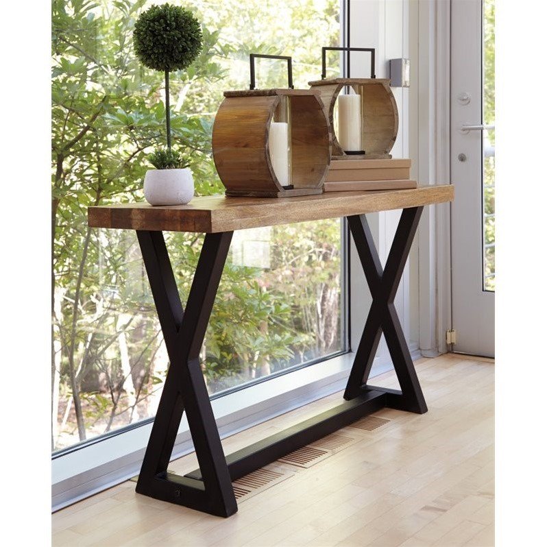 Ashley Wesling Sofa Table In Light Brown Canada Ashley Wesling Sofa Table In Light, Ashley Furniture Hall Tables