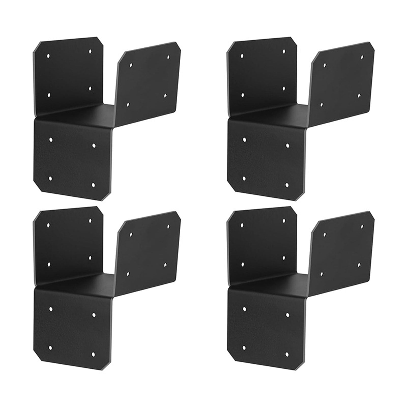 4Pcs Joists Anchors Connector Posts Caps Tie Bracket Wooden house Hanger Joint Post Caps Enduring