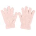 thumbnail image 3 of Plush Surface Full Finger Gloves, Soft Fuzzy Thermal Winter Gloves, Warm Five-Finger Design for Student Cycling, Daily Commute and Outdoor Cold Weather Protection Pink, 3 of 5
