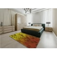 thumbnail image 4 of Ahgly Company Indoor Round Patterned Caramel Brown Area Rugs, 7' Round, 4 of 6