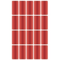 Royal Green 1.57" x 0.75" Write On Labels for File & Folders 40mm x 19mm Small Labels 100-Pack,  Metallic Red